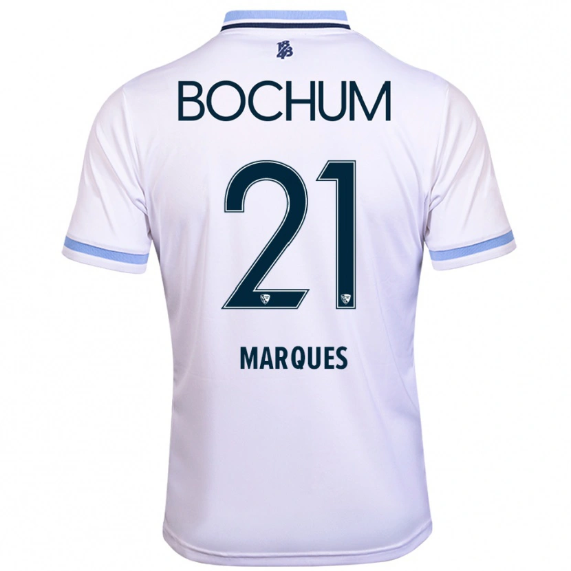 Danxen Herren Anna Marques #21 Weiß Himmelblau Auswärtstrikot Trikot 2025/26 T-Shirt Österreich