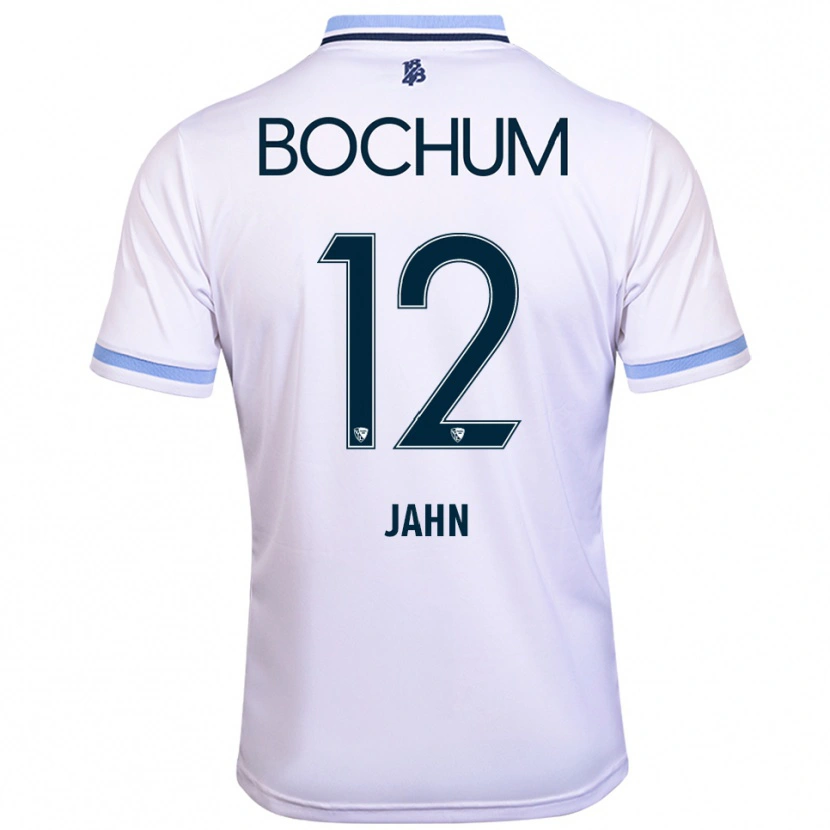 Danxen Herren Niklas Jahn #12 Weiß Himmelblau Auswärtstrikot Trikot 2025/26 T-Shirt Österreich