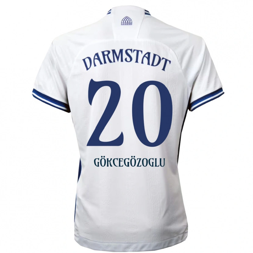 Danxen Herren Musa Gökcegözoglu #20 Weiß Blau Auswärtstrikot Trikot 2025/26 T-Shirt Österreich