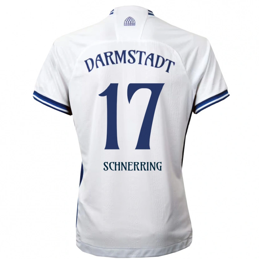 Danxen Herren Loann Schnerring #17 Weiß Blau Auswärtstrikot Trikot 2025/26 T-Shirt Österreich