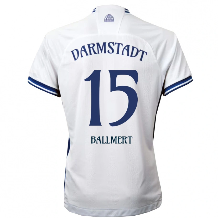Danxen Herren Markus Ballmert #15 Weiß Blau Auswärtstrikot Trikot 2025/26 T-Shirt Österreich