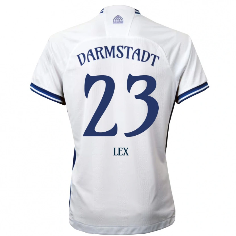 Danxen Herren Claudius Lex #23 Weiß Blau Auswärtstrikot Trikot 2025/26 T-Shirt Österreich