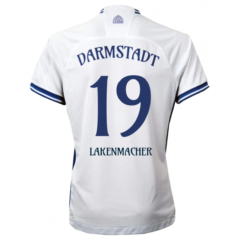 Danxen Herren Fynn Lakenmacher #19 Weiß Blau Auswärtstrikot Trikot 2025/26 T-Shirt Österreich