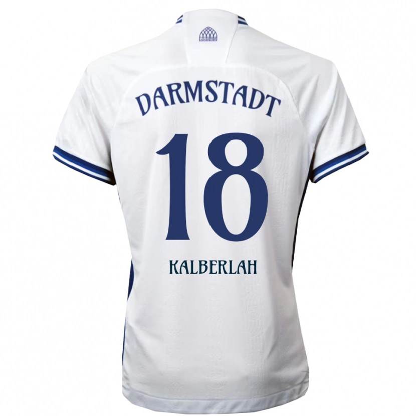 Danxen Herren Simon Kalberlah #18 Weiß Blau Auswärtstrikot Trikot 2025/26 T-Shirt Österreich