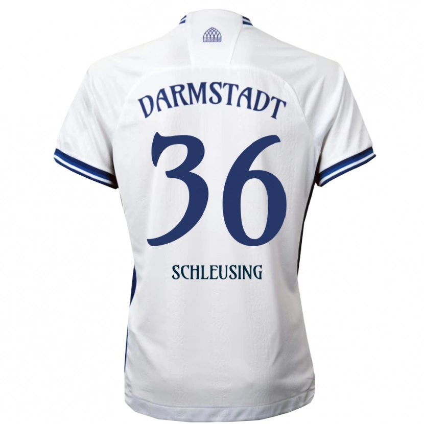 Danxen Herren Lenox Schleusing #36 Weiß Blau Auswärtstrikot Trikot 2025/26 T-Shirt Österreich