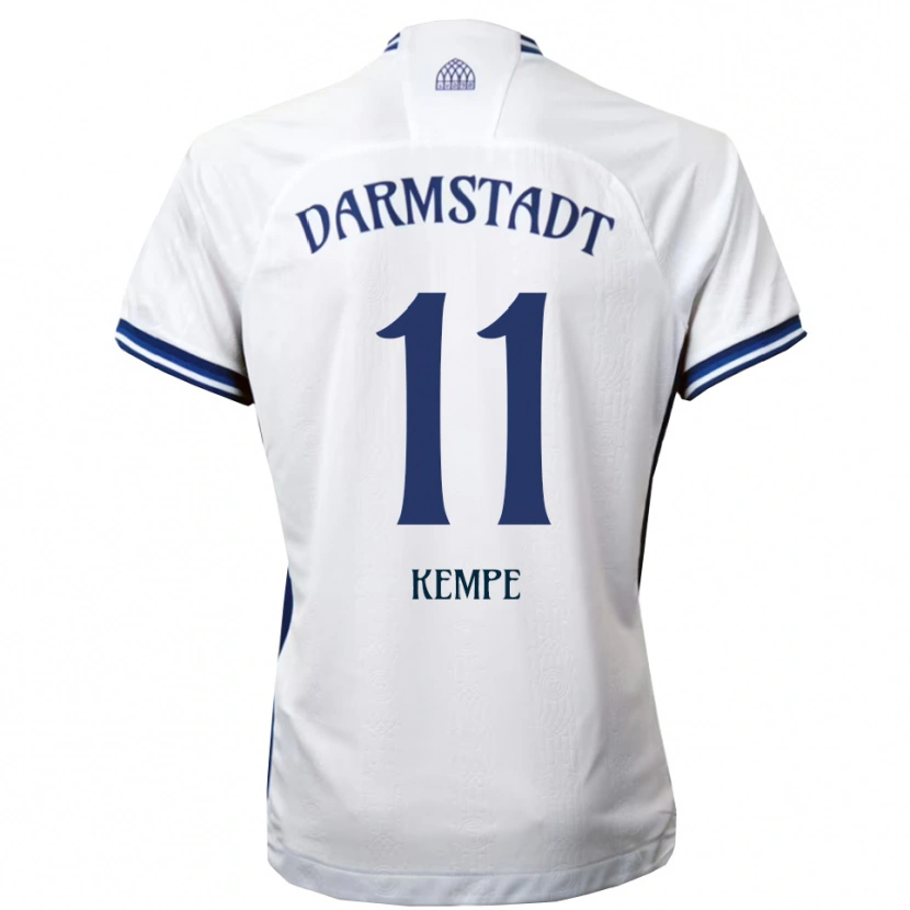 Danxen Herren Tobias Kempe #11 Weiß Blau Auswärtstrikot Trikot 2025/26 T-Shirt Österreich