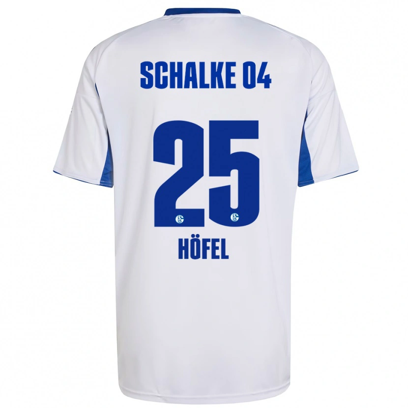 Danxen Herren Luca Höfel #25 Weiß Blau Auswärtstrikot Trikot 2025/26 T-Shirt Österreich