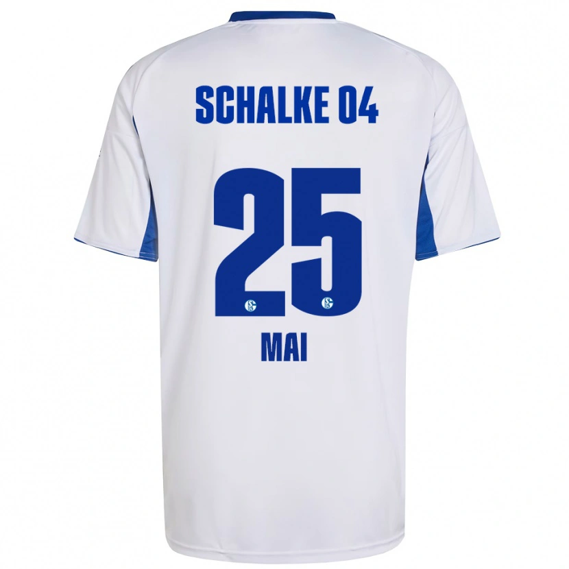 Danxen Herren Carolin Mai #25 Weiß Blau Auswärtstrikot Trikot 2025/26 T-Shirt Österreich