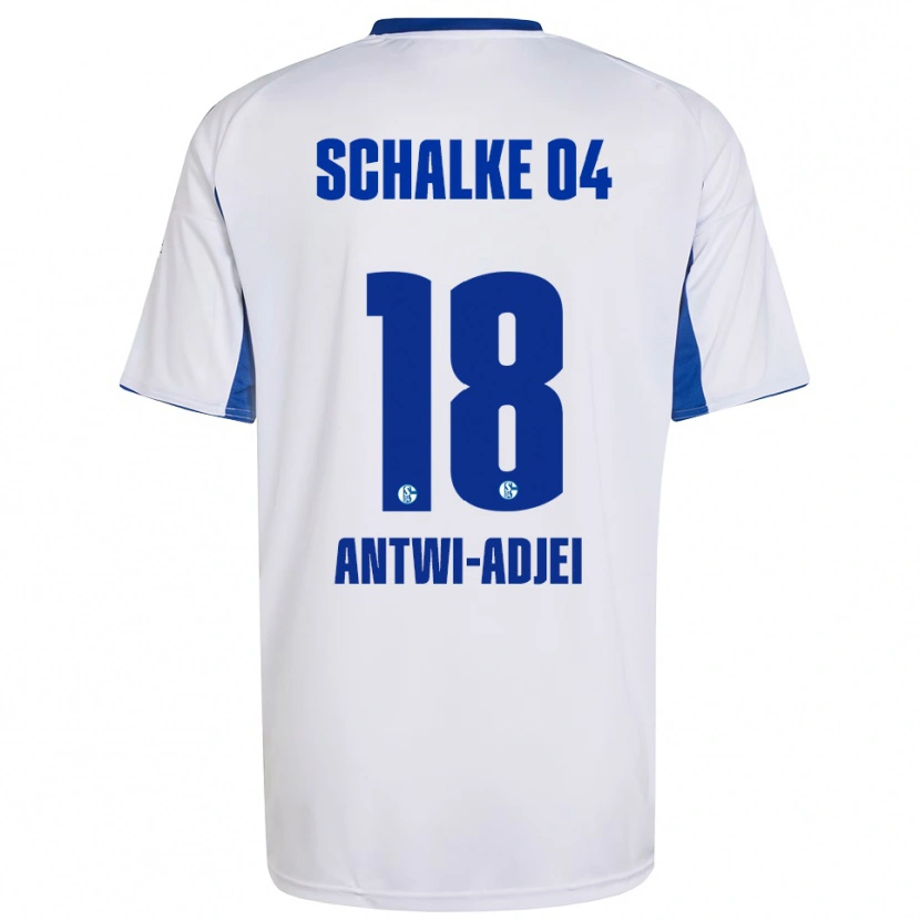 Danxen Herren Christopher Antwi-Adjei #18 Weiß Blau Auswärtstrikot Trikot 2025/26 T-Shirt Österreich