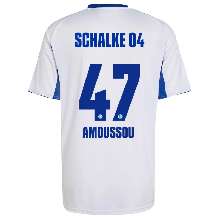 Danxen Herren Zaid Tchibara #47 Weiß Blau Auswärtstrikot Trikot 2025/26 T-Shirt Österreich