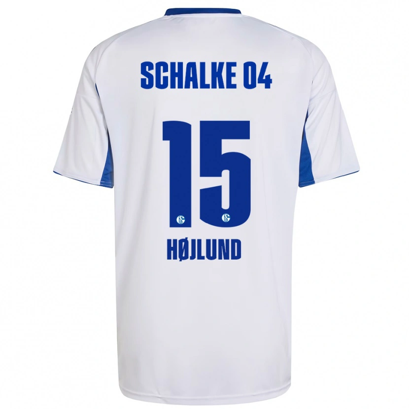 Danxen Herren Emil Højlund #15 Weiß Blau Auswärtstrikot Trikot 2025/26 T-Shirt Österreich