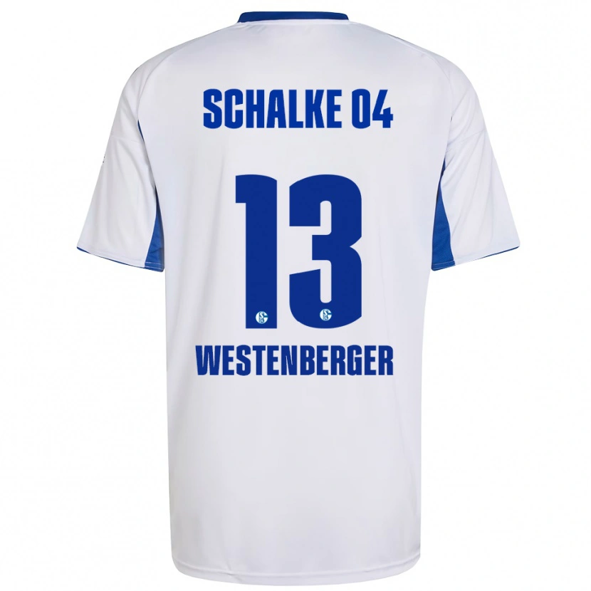 Danxen Herren Noel Westenberger #13 Weiß Blau Auswärtstrikot Trikot 2025/26 T-Shirt Österreich