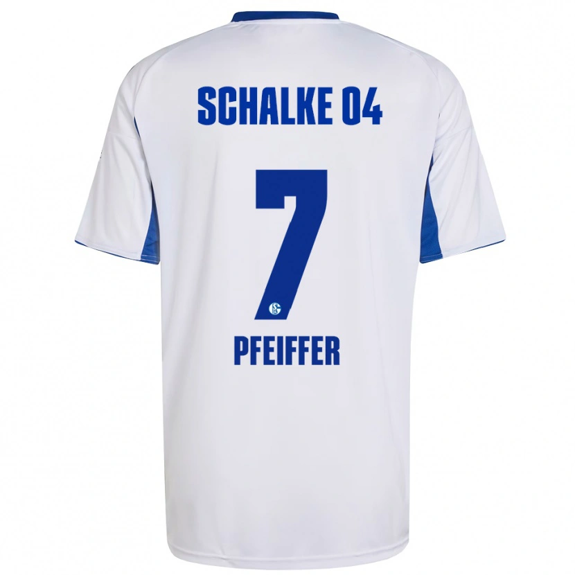 Danxen Herren Tim Pfeiffer #7 Weiß Blau Auswärtstrikot Trikot 2025/26 T-Shirt Österreich