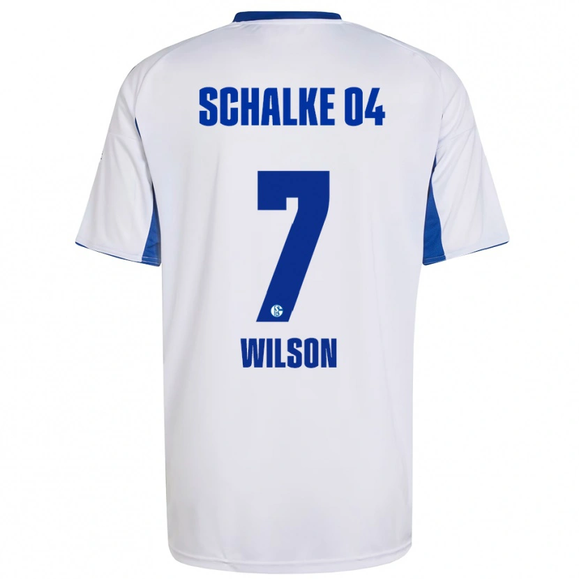 Danxen Herren Clinton Wilson #7 Weiß Blau Auswärtstrikot Trikot 2025/26 T-Shirt Österreich