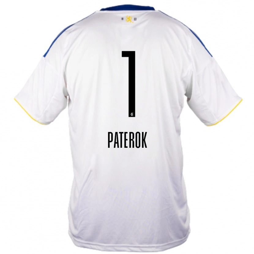 Danxen Herren Tim Paterok #1 Weiß Blau Gelb Auswärtstrikot Trikot 2025/26 T-Shirt Österreich