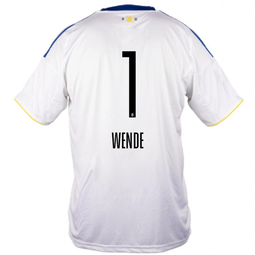 Danxen Herren Johanna Wende #1 Weiß Blau Gelb Auswärtstrikot Trikot 2025/26 T-Shirt Österreich