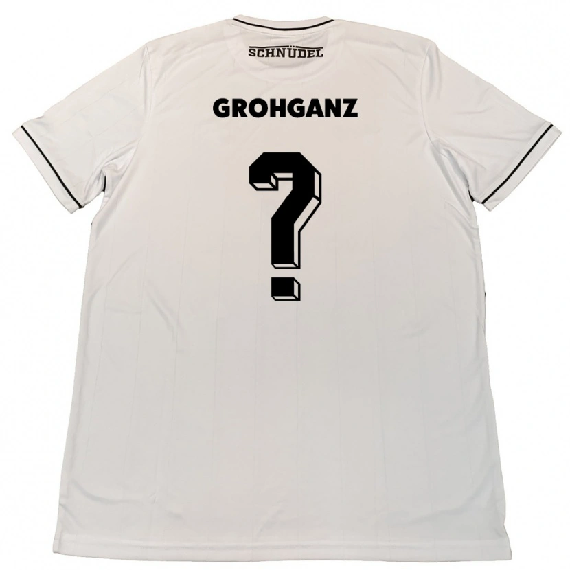 Danxen Herren Maren Grohganz #0 Weiß Schwarz Auswärtstrikot Trikot 2025/26 T-Shirt Österreich