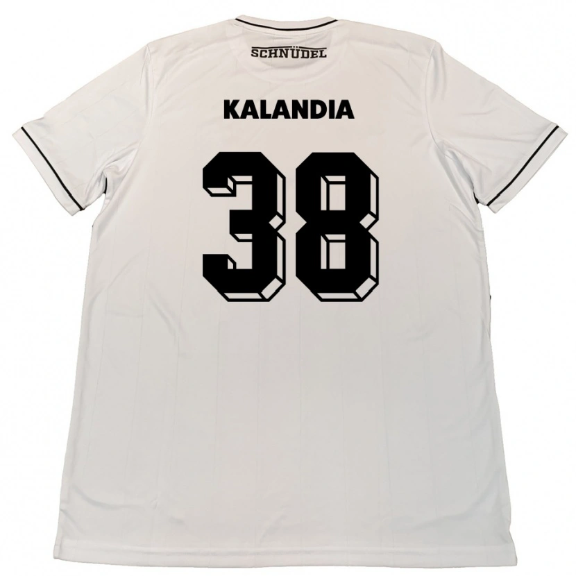 Danxen Herren Luka Kalandia #38 Weiß Schwarz Auswärtstrikot Trikot 2025/26 T-Shirt Österreich