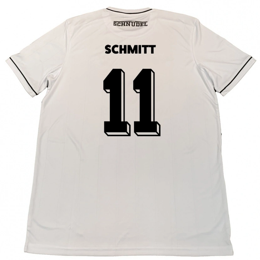 Danxen Herren Valentin Schmitt #11 Weiß Schwarz Auswärtstrikot Trikot 2025/26 T-Shirt Österreich