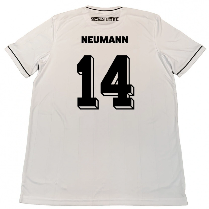 Danxen Herren Felix Neumann #14 Weiß Schwarz Auswärtstrikot Trikot 2025/26 T-Shirt Österreich