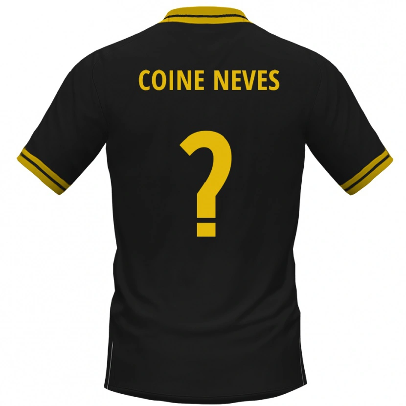 Danxen Herren Arthur Coine Neves #0 Schwarz Gelb Auswärtstrikot Trikot 2025/26 T-Shirt Österreich