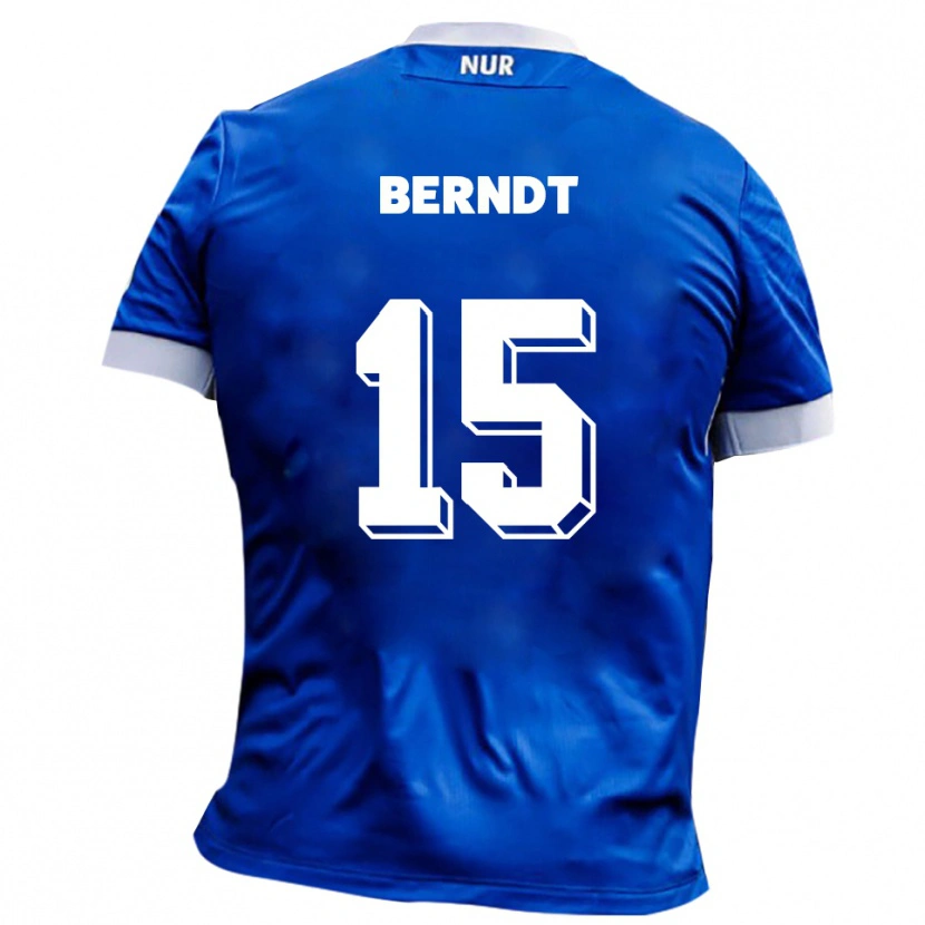 Danxen Herren Karl Berndt #15 Blau Weiß Auswärtstrikot Trikot 2025/26 T-Shirt Österreich