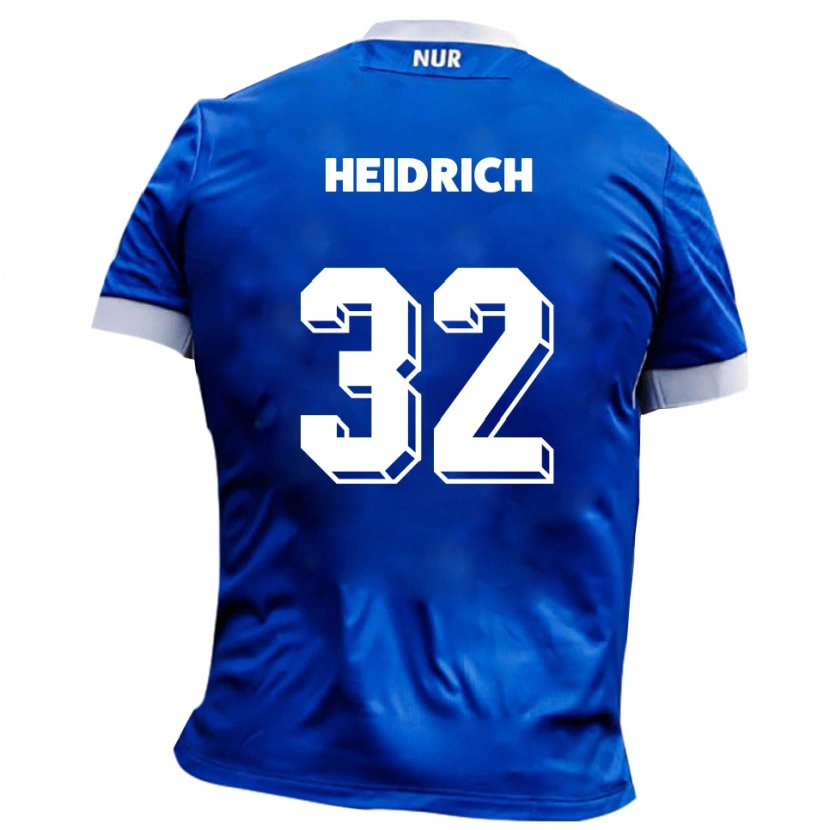 Danxen Herren Finn Heidrich #32 Blau Weiß Auswärtstrikot Trikot 2025/26 T-Shirt Österreich