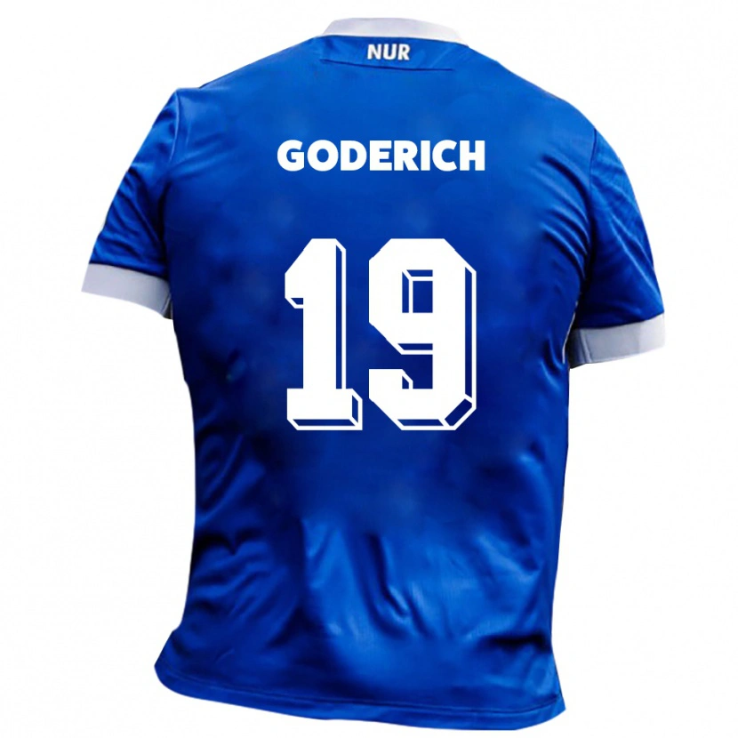 Danxen Herren David Goderich #19 Blau Weiß Auswärtstrikot Trikot 2025/26 T-Shirt Österreich