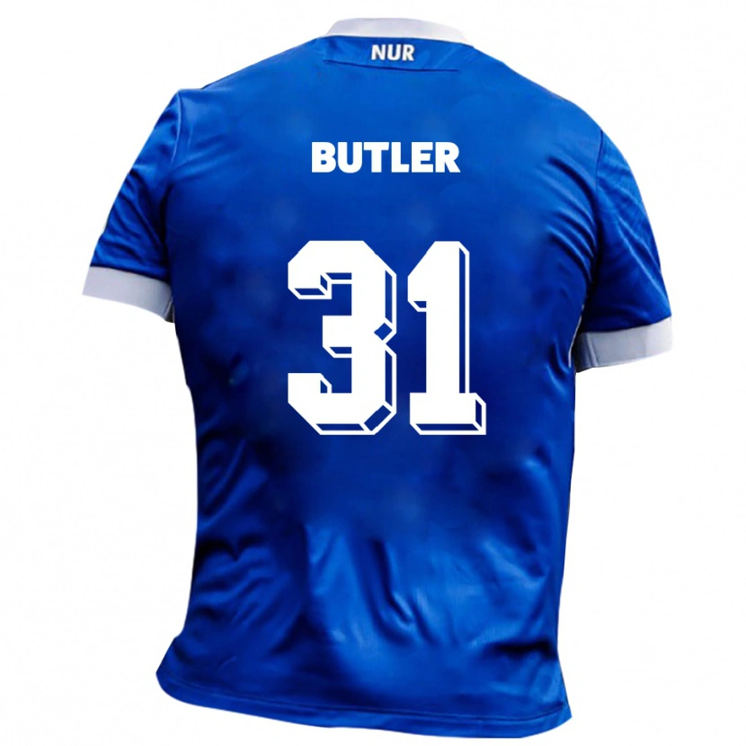 Danxen Herren Justin Butler #31 Blau Weiß Auswärtstrikot Trikot 2025/26 T-Shirt Österreich