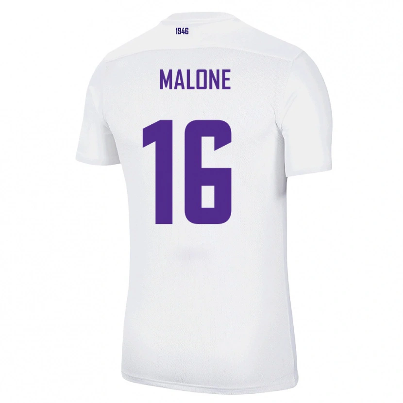 Danxen Herren Ryan Malone #16 Weiß Grün Auswärtstrikot Trikot 2025/26 T-Shirt Österreich