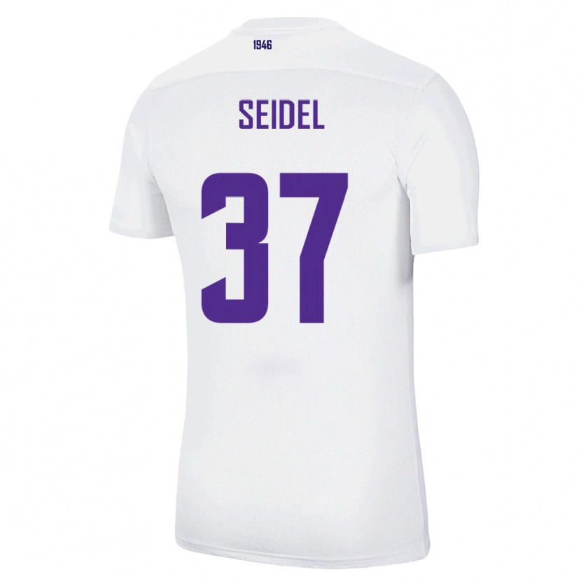 Danxen Herren Paul Seidel #37 Weiß Grün Auswärtstrikot Trikot 2025/26 T-Shirt Österreich