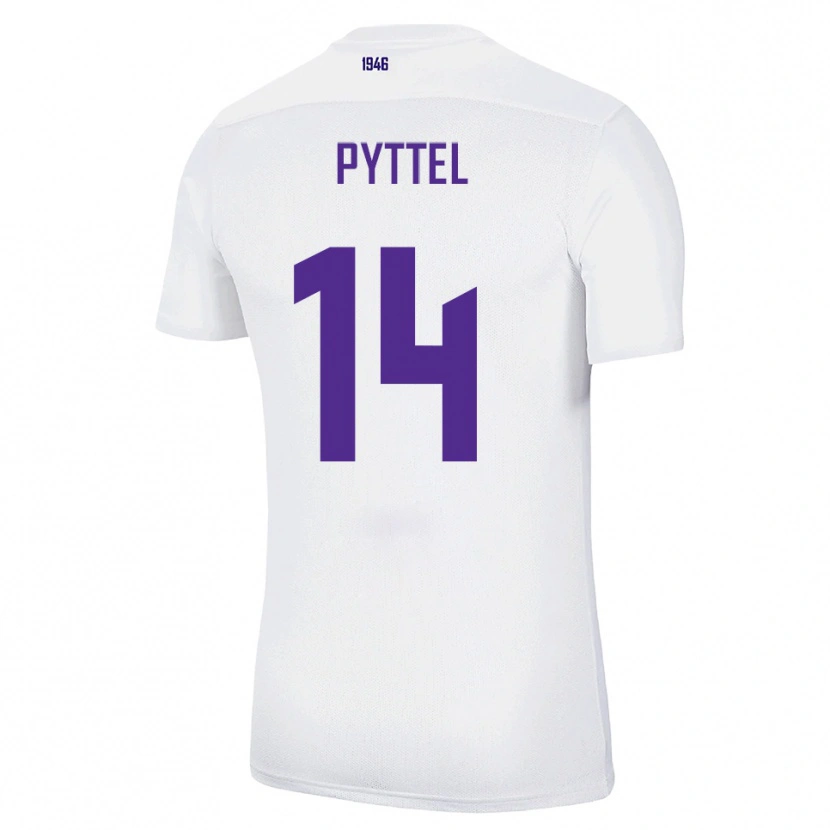 Danxen Herren Henrik Pyttel #14 Weiß Grün Auswärtstrikot Trikot 2025/26 T-Shirt Österreich