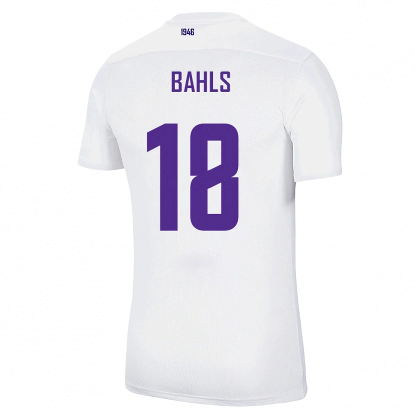 Danxen Herren Luca Bahls #18 Weiß Grün Auswärtstrikot Trikot 2025/26 T-Shirt Österreich