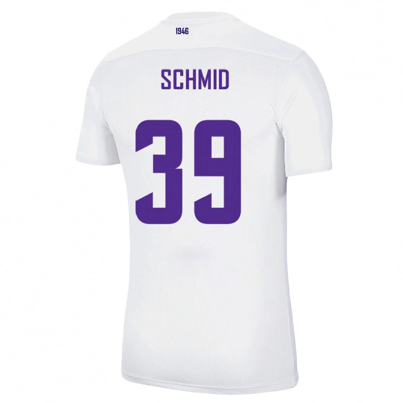 Danxen Herren Maximilian Schmid #39 Weiß Grün Auswärtstrikot Trikot 2025/26 T-Shirt Österreich