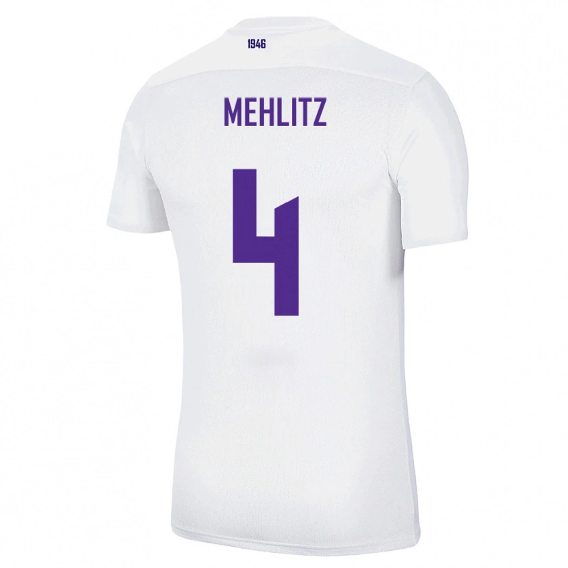 Danxen Herren Fabian Mehlitz #4 Weiß Grün Auswärtstrikot Trikot 2025/26 T-Shirt Österreich