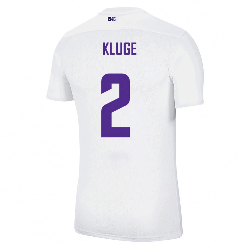Danxen Herren Maximilian Kluge #2 Weiß Grün Auswärtstrikot Trikot 2025/26 T-Shirt Österreich