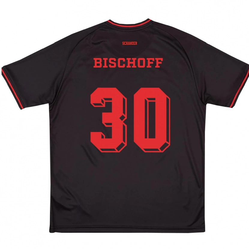 Danxen Herren Eva Bischoff #30 Schwarz Rot Weiß Auswärtstrikot Trikot 2025/26 T-Shirt Österreich
