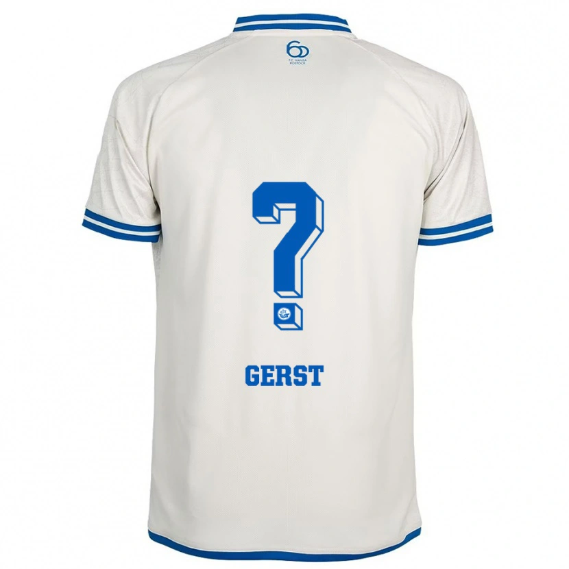 Danxen Herren Nikolas Gerst #0 Weiß Blau Auswärtstrikot Trikot 2025/26 T-Shirt Österreich