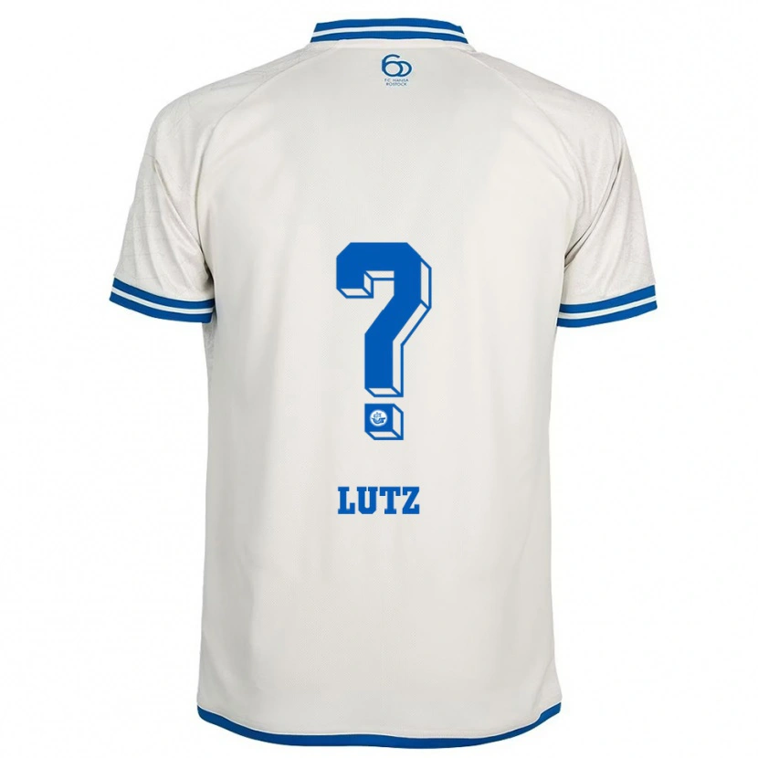 Danxen Herren Marvin Lutz #0 Weiß Blau Auswärtstrikot Trikot 2025/26 T-Shirt Österreich