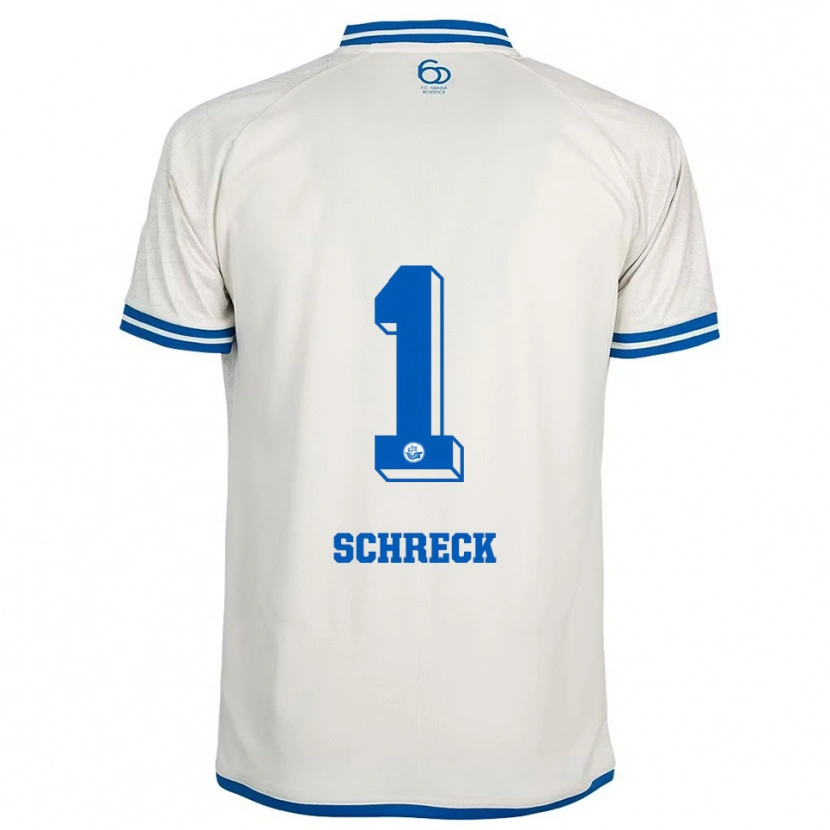 Danxen Herren Til Schreck #1 Weiß Blau Auswärtstrikot Trikot 2025/26 T-Shirt Österreich