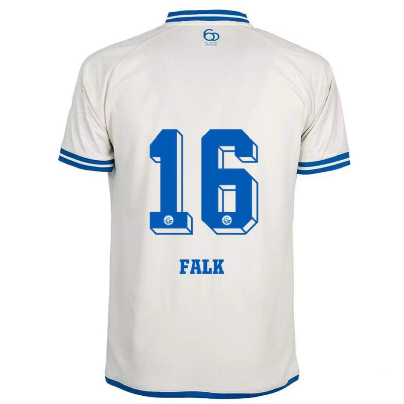 Danxen Herren Robin Falk #16 Weiß Blau Auswärtstrikot Trikot 2025/26 T-Shirt Österreich
