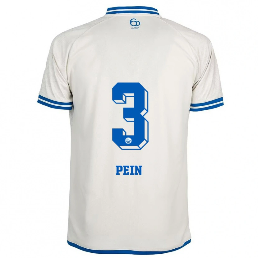 Danxen Herren Ria Pein #3 Weiß Blau Auswärtstrikot Trikot 2025/26 T-Shirt Österreich