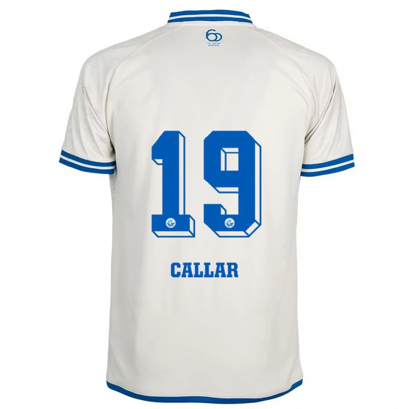 Danxen Herren Arda Callar #19 Weiß Blau Auswärtstrikot Trikot 2025/26 T-Shirt Österreich
