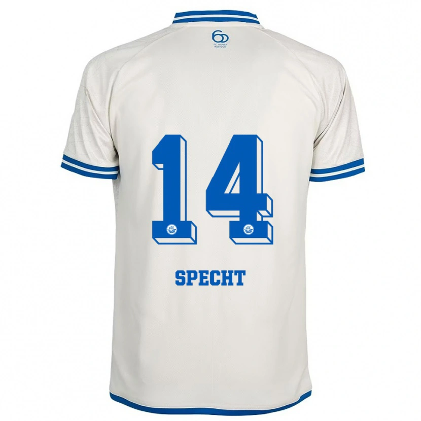 Danxen Herren Julius Specht #14 Weiß Blau Auswärtstrikot Trikot 2025/26 T-Shirt Österreich