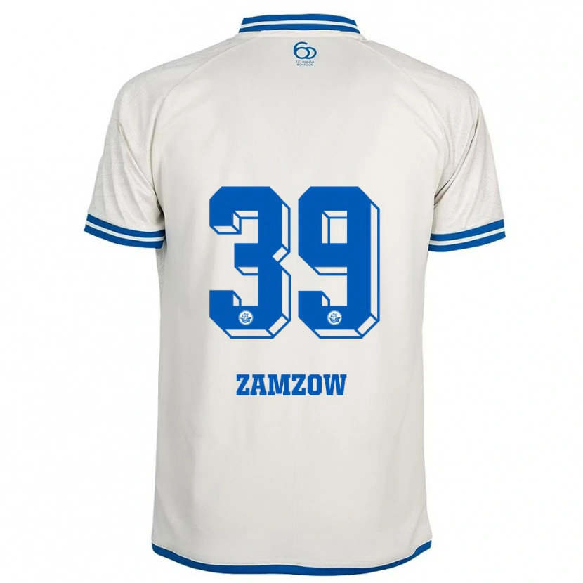Danxen Herren Claas Zamzow #39 Weiß Blau Auswärtstrikot Trikot 2025/26 T-Shirt Österreich
