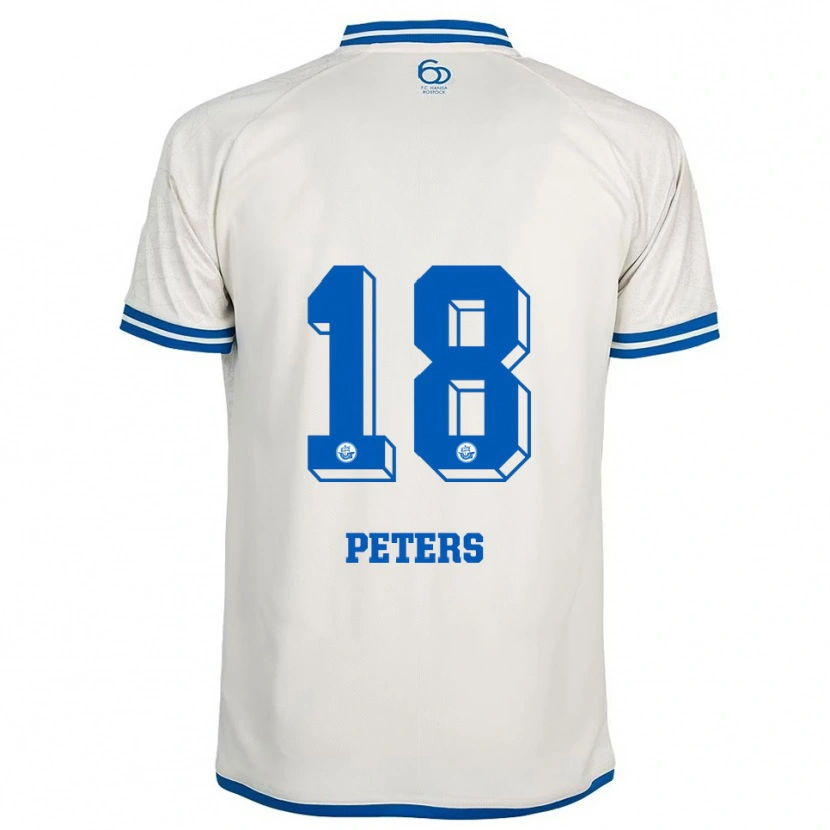 Danxen Herren Bennett Peters #18 Weiß Blau Auswärtstrikot Trikot 2025/26 T-Shirt Österreich
