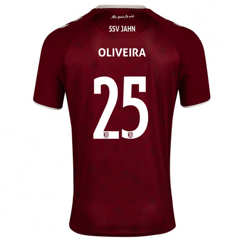 Danxen Herren Nicolas Oliveira #25 Burgunder Weiß Auswärtstrikot Trikot 2025/26 T-Shirt Österreich