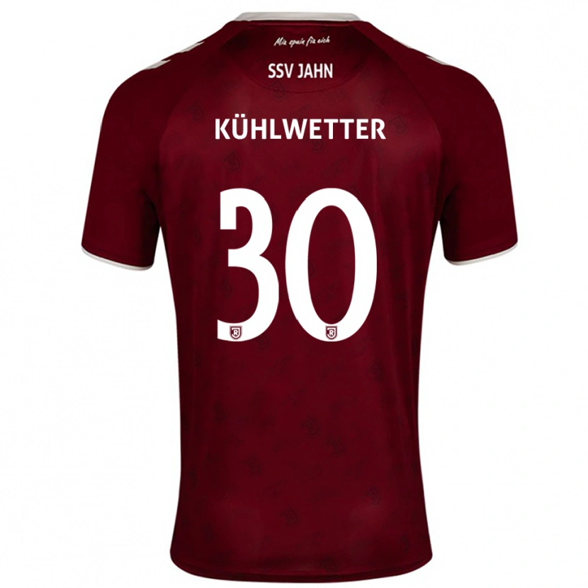 Danxen Herren Christian Kühlwetter #30 Burgunder Weiß Auswärtstrikot Trikot 2025/26 T-Shirt Österreich