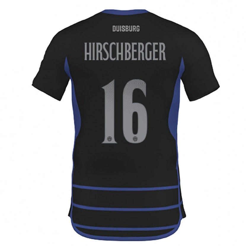 Danxen Herren Isabell Hirschberger #16 Schwarz Blau Auswärtstrikot Trikot 2025/26 T-Shirt Österreich