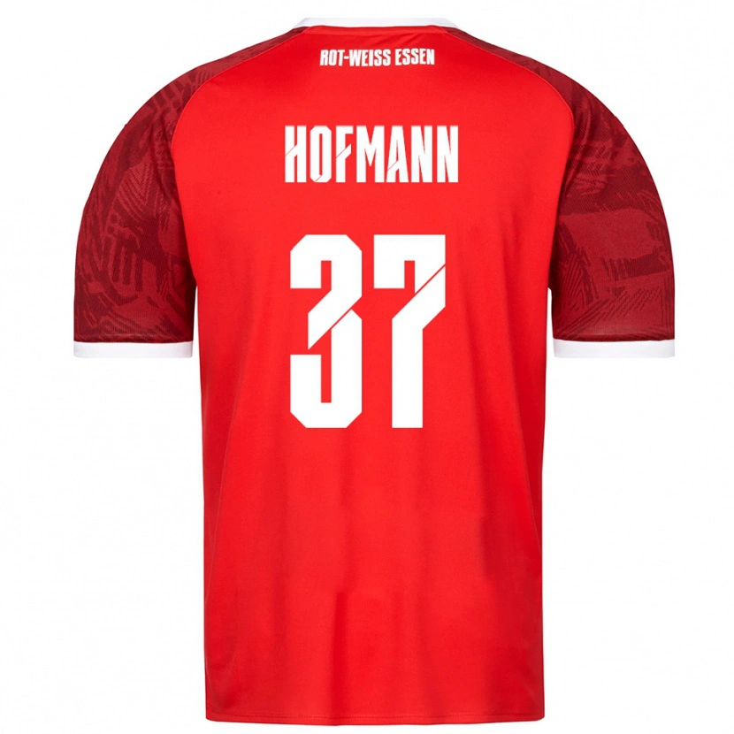 Danxen Herren Jannik Hofmann #37 Rot Burgunder Weiß Auswärtstrikot Trikot 2025/26 T-Shirt Österreich